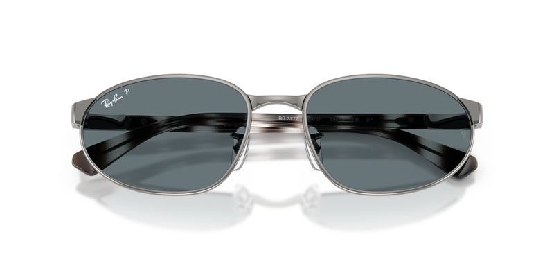 Ray-Ban RB3777 in Gunmetal / Dark Blue Polarized (004/3R) - Alternate View