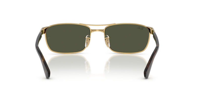 Ray-Ban RB3778 in Arista Gold / Green (001/31) - Temple Detail