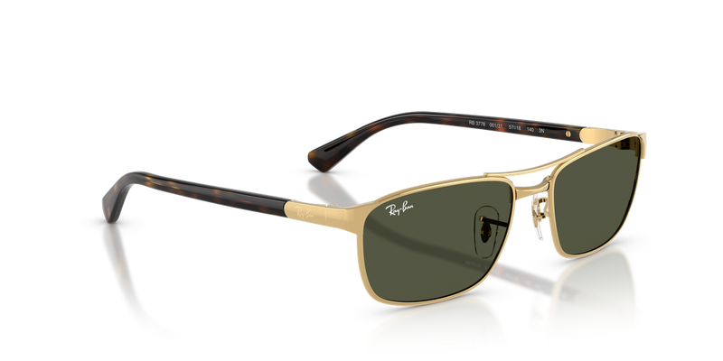 Ray-Ban RB3778 in Arista Gold / Green (001/31) - Alternate View