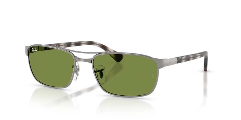 Ray-Ban RB3778 in Gunmetal / Green (004/4E) - Alternate View