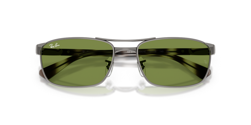 Ray-Ban RB3778 in Gunmetal / Green (004/4E) - Alternate View