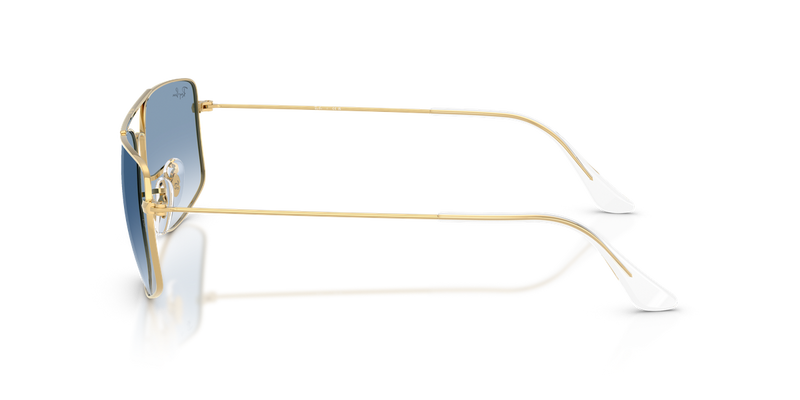 Ray-Ban EXPLORER 3 in Arista Gold / Clear Gradient Blue (001/3F) - Side View