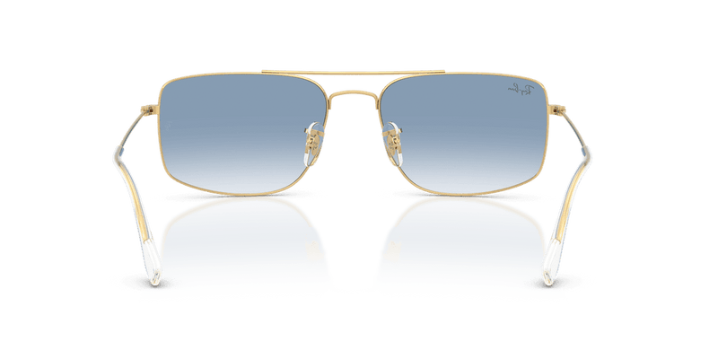 Ray-Ban EXPLORER 3 in Arista Gold / Clear Gradient Blue (001/3F) - Back View