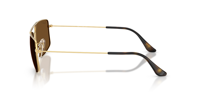 Ray-Ban EXPLORER 3 in Arista Gold / Polarized Brown (001/57) - Alternate View