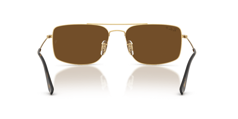 Ray-Ban EXPLORER 3 in Arista Gold / Polarized Brown (001/57) - Alternate View