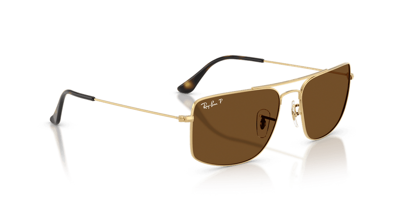 Ray-Ban EXPLORER 3 in Arista Gold / Polarized Brown (001/57) - Alternate View