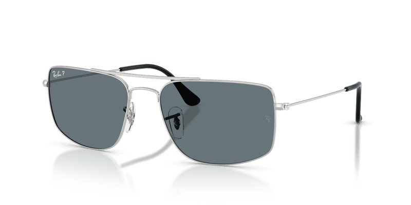 Ray-Ban EXPLORER 3 in Silver / Dark Blue Polarized (003/3R) - Alternate View