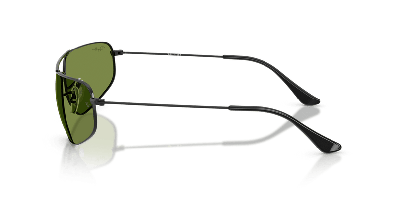 Ray-Ban RB3780 in Black / Green (002/4E) - Alternate View