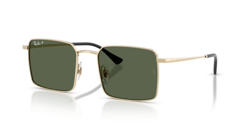 Ray-Ban RB3782 in Pale Gold / Dark Green Polarized (92139A) - Alternate View