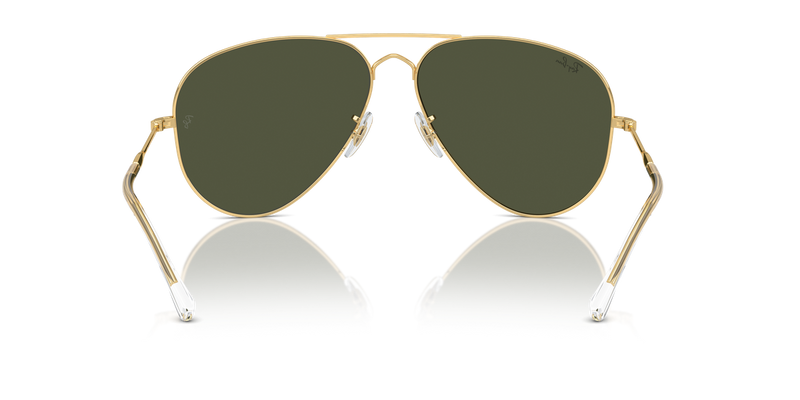 Ray-Ban OLD AVIATOR in Arista Gold - Temple Detail