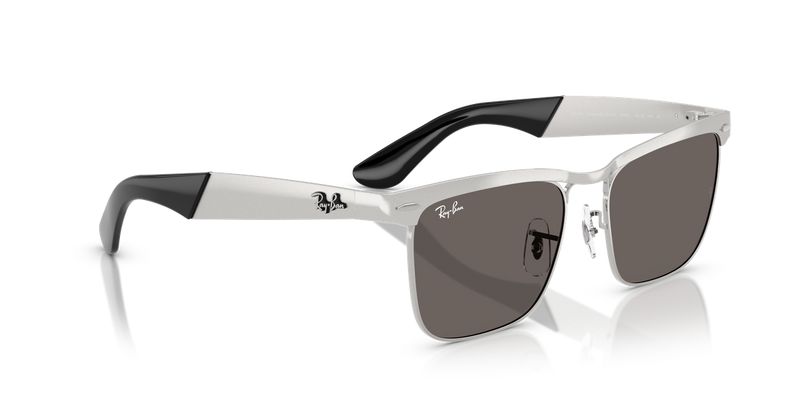 Ray-Ban WAYFARER DELUXE in Sandblasted Silver On Silver - Alternate View