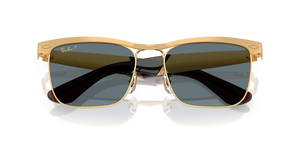 Sandblasted Legend Gold / Dark Blue Polarized (92763R)