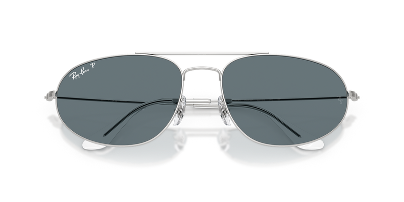 Ray-Ban RB3945 in Silver / Dark Blue Polarized (003/3R) - Alternate View