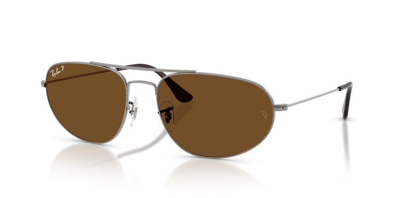 Ray-Ban RB3945 in Gunmetal / Brown Polarized (004/57) - Alternate View