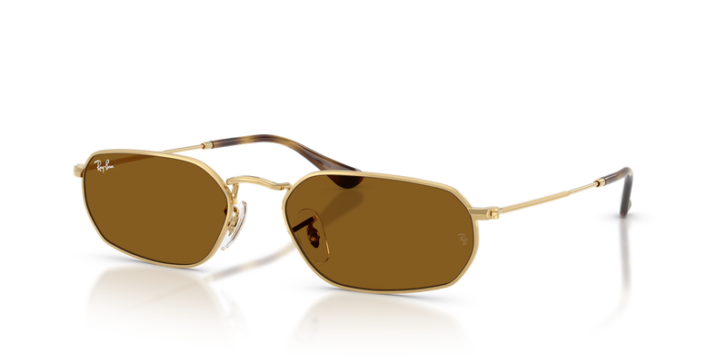 Ray-Ban RB3947 in Arista Gold / Brown (001/33) - Alternate View