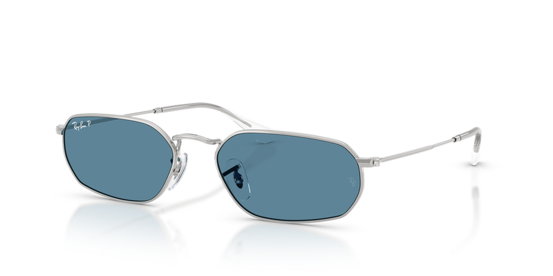 Ray-Ban RB3947 in Silver / Polarized+ Blue (003/S2) - Alternate View