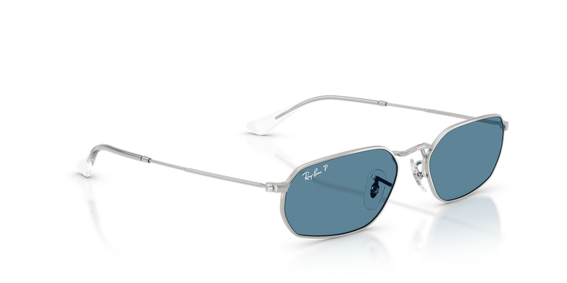 Ray-Ban RB3947 in Silver / Polarized+ Blue (003/S2) - Alternate View