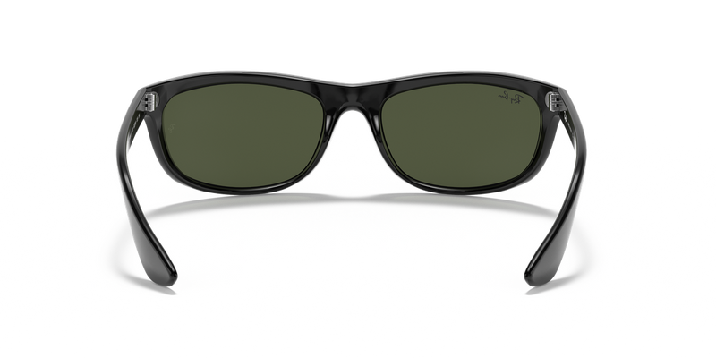 Ray-Ban BALORAMA in Black / G-15 Green (601/31) - Temple Detail