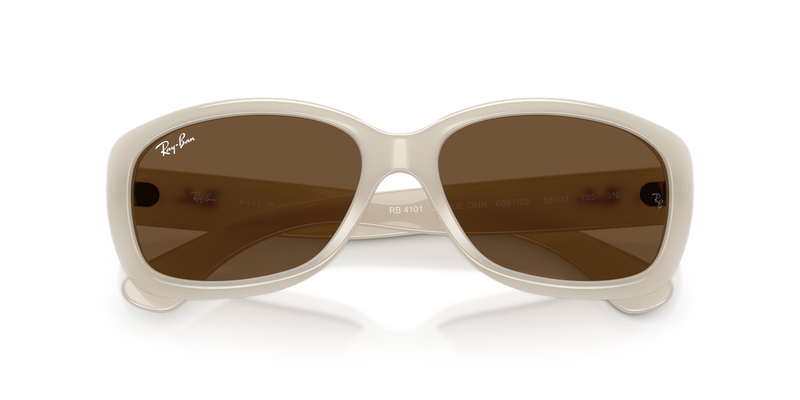 Ray-Ban JACKIE OHH in Opal Ivory - Side View