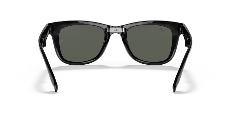 Ray-Ban FOLDING WAYFARER in Black / G-15 Green Polarized (601/58) - Alternate View