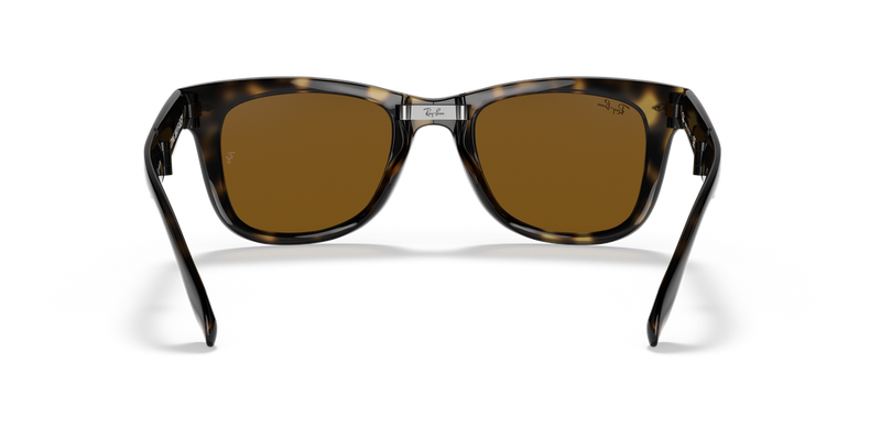 Ray-Ban FOLDING WAYFARER in Light Havana / B-15 Brown (710) - Alternate View