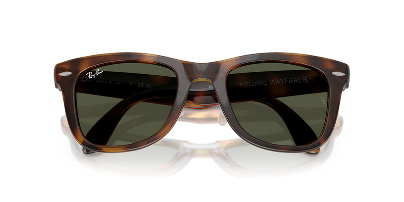 Ray-Ban FOLDING WAYFARER in Havana / Green (710/31) - Alternate View
