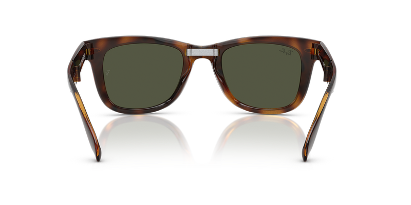 Ray-Ban FOLDING WAYFARER in Havana / Green (710/31) - Alternate View