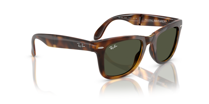 Ray-Ban FOLDING WAYFARER in Havana / Green (710/31) - Alternate View