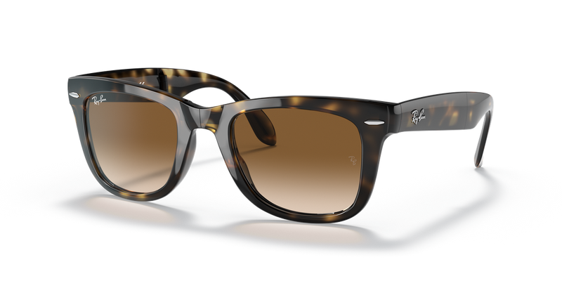 Ray-Ban FOLDING WAYFARER in Light Havana / Light Brown Gradient (710/51) - Alternate View