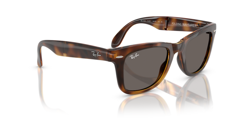 Ray-Ban FOLDING WAYFARER in Havana / Dark Grey (710/B1) - Alternate View