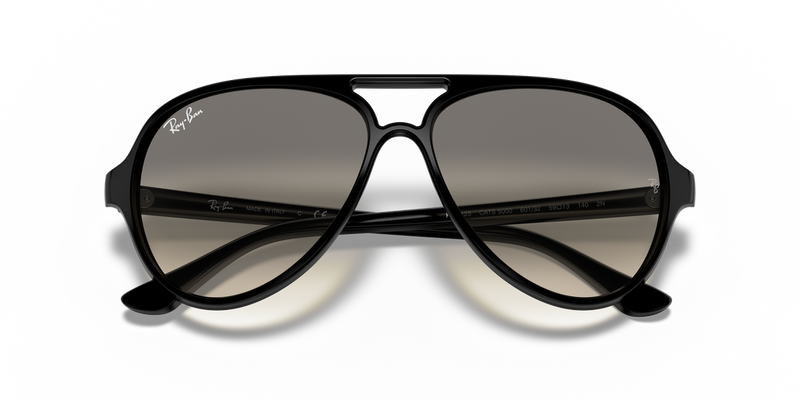 Ray-Ban CATS 5000 in Black / Light Grey Gradient (601/32) - Side View