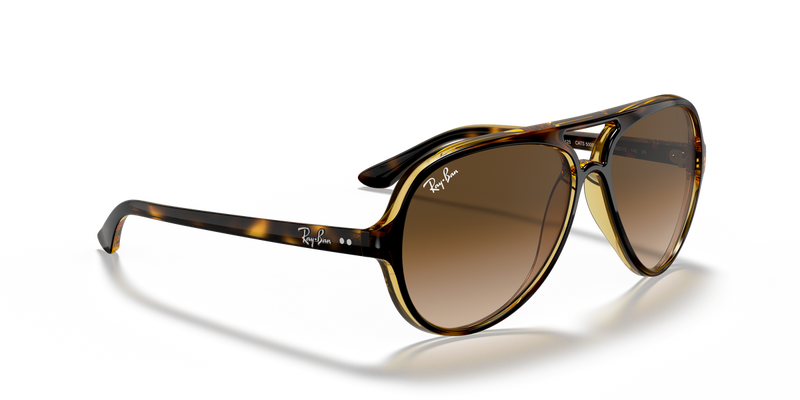 Ray-Ban CATS 5000 in Light Havana / Light Brown Gradient (710/51) - Alternate View