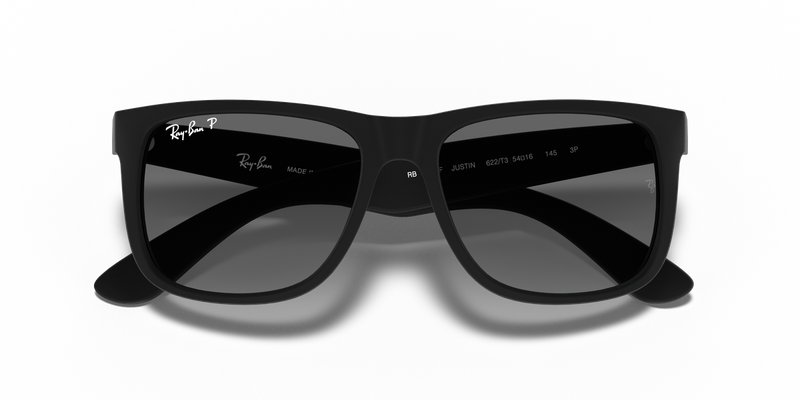 Ray-Ban JUSTIN in Rubber Black - Alternate View