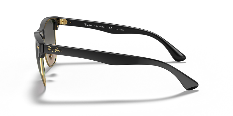Ray-Ban CLUBMASTER OVERSIZED in Black / Grey Polarized (877/M3) - Alternate View