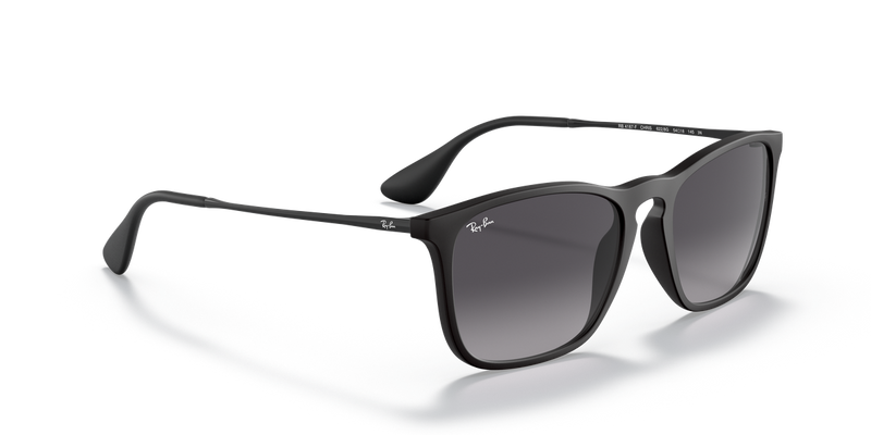 Ray-Ban CHRIS in Rubber Black / Grey Gradient (622/8G) - Alternate View