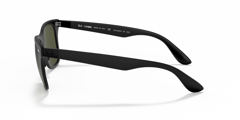 Ray-Ban WAYFARER LITEFORCE in Black / G-15 Green Polarized (601S9A) - Alternate View