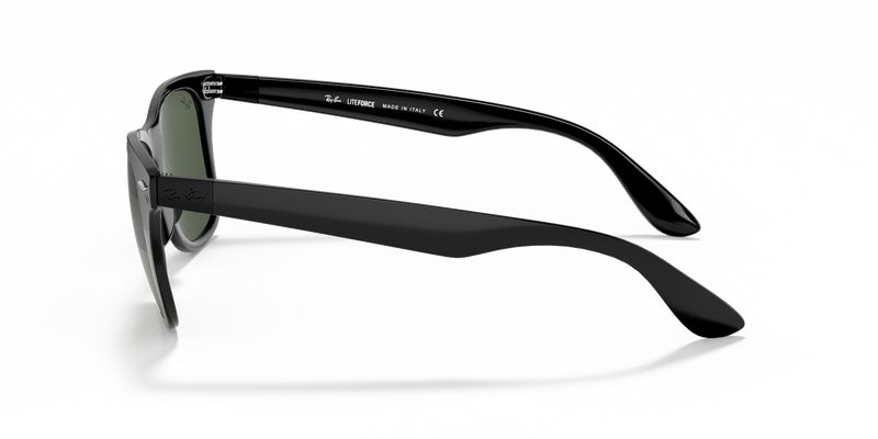 Ray-Ban WAYFARER LITEFORCE in Black / Green Classic (601/71) - Back View