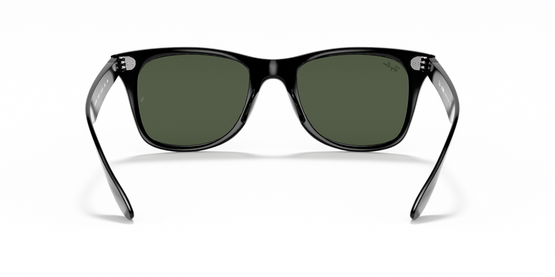 Ray-Ban WAYFARER LITEFORCE in Black / Green Classic (601/71) - Temple Detail