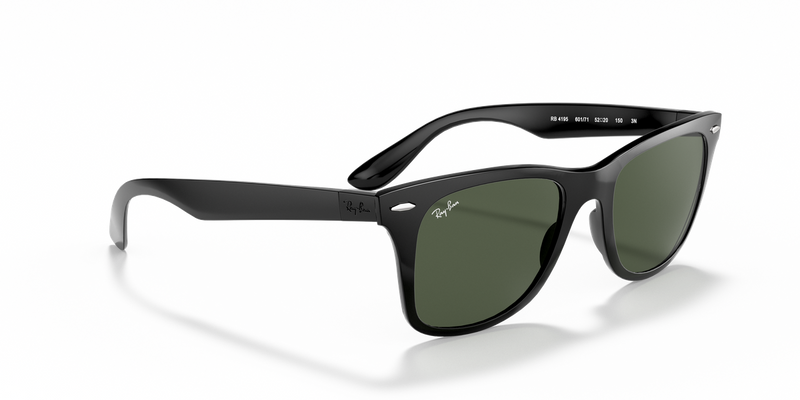 Ray-Ban WAYFARER LITEFORCE in Black / Green Classic (601/71) - Alternate View