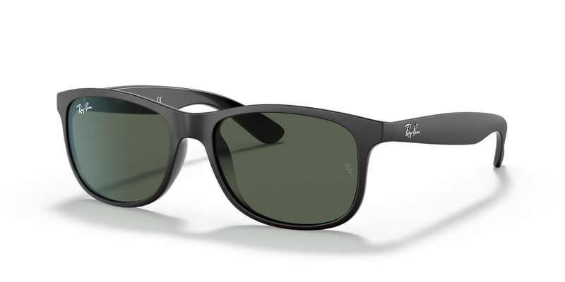 Ray-Ban ANDY in Black / Green (606971) - Front View