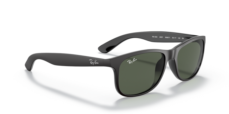 Ray-Ban ANDY in Black / Green (606971) - Alternate View