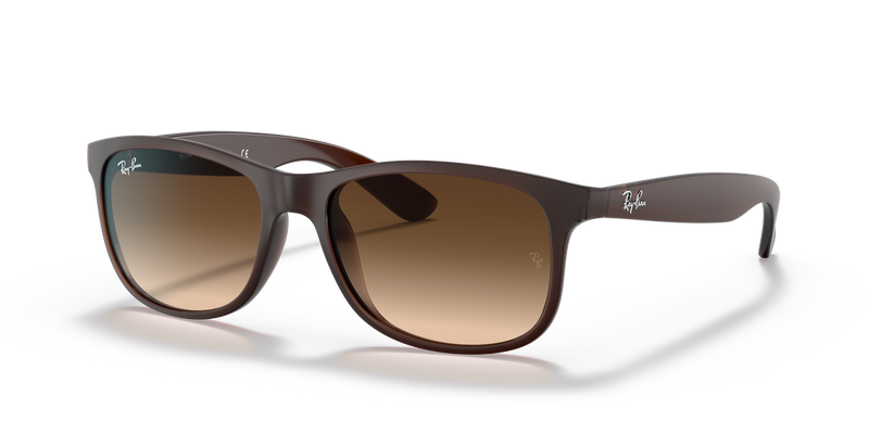 Ray-Ban ANDY in Brown / Brown Gradient (607313) - Alternate View
