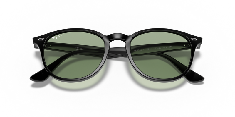 Ray-Ban RB4259F in Black / Light Green Classic (601/2) - Alternate View