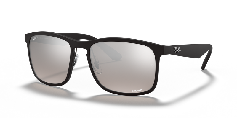 Ray-Ban RB4264 in Black / Silver Polarized+ (601S5J) - Alternate View