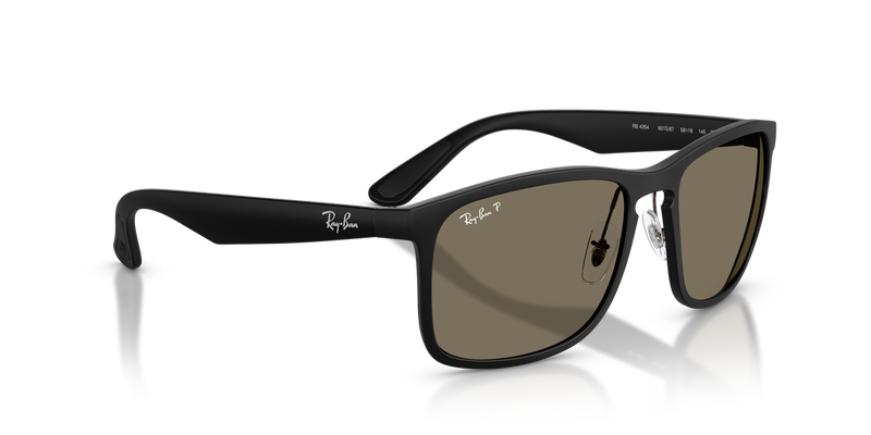Ray-Ban RB4264 in Matte Black / Grey Polarized+ (601S87) - Alternate View