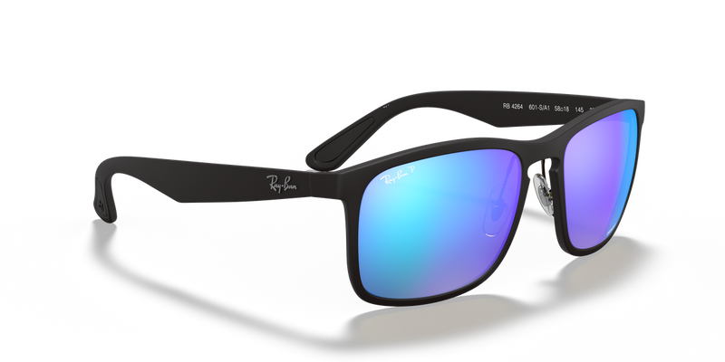 Ray-Ban RB4264 in Black / Blue Polarized+ (601SA1) - Alternate View