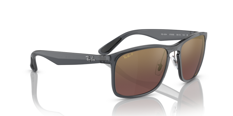 Ray-Ban RB4264 in Grey / Violet Polarized+ (876/6B) - Alternate View