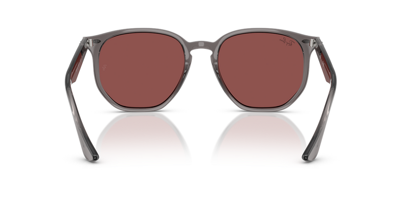 Ray-Ban RB4306 in Opal Grey / Dark Violet (687375) - Temple Detail