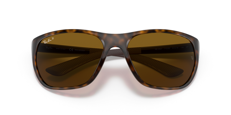 Ray-Ban RB4307 in Light Havana - Side View