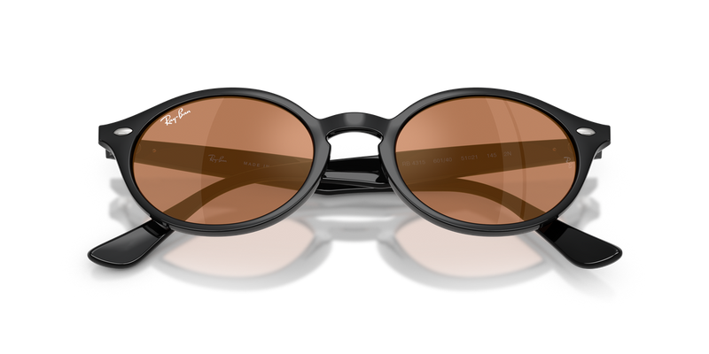 Ray-Ban RB4315 in Black / Brown Mirror Gold (601/40) - Alternate View